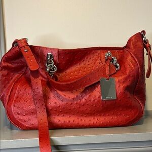 Furla red Leather Women's Bag NWOT